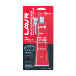 Герметик-прокладка красный высокотемпер-ый RED LAVR 85г silicone gasket maker LN1737