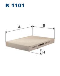 Фильтр салона FIAT DOBLO/PUNTO 01- угольный K 1101A
