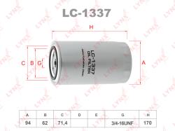 Фильтр масляный VW LT 2.4D/T4 2.5/2.5D LC-1337