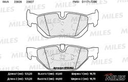E110262 Колодки тормозные BMW E81/E87/E90/E91/E84 X1 задние SemiMetallic