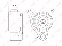Ролик ремня ГРМ TOYOTA CAMRY 2.5/3.0 90- J1142022