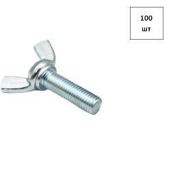 Винт барашковый 6х10 DIN 316 оц. 100шт FORTLUFT sts017508