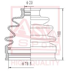 Шрус наружный 22x52x22 DAEWOO DAEWOO : KALOS 1.4 dw-007a47