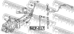 Втулка уплотнит.топливной форсунки NISSAN TERRANO2 93-06 NCP-017