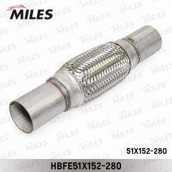 HBFE51X152-280 Труба гофрированная универсальная 51X280 (152-280)