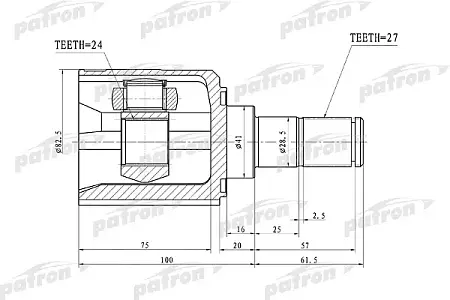 ШРУС PCV1105
