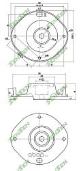 Опора амортизатора переднего правая LANOS (T100) 1997 - 2002 M61057