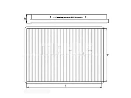 Фильтр салонный la44