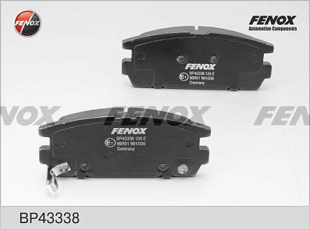 Колодки тормозные HYUNDAI TERRACAN 01- задние BP43338