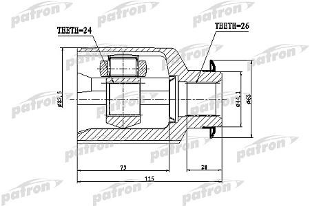 ШРУС PCV1809
