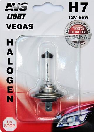 Лампа галогенная H7 12В 55 Вт PX26d AVS Vegas A78483S