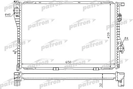 PRS3388 Радиатор системы охлаждения