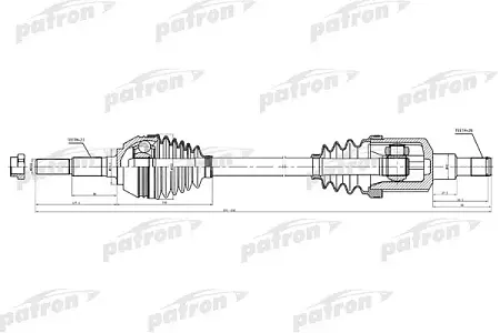 PDS1506 Полуось