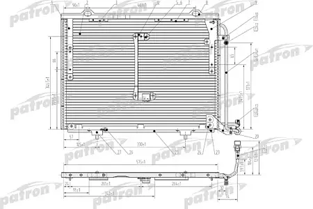 PRS1057 Радиатор кондиционера