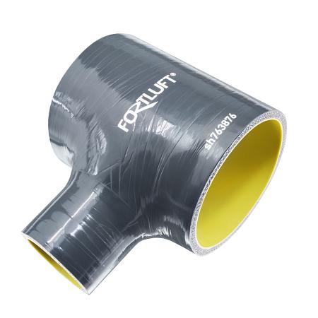 Силиконовый Т-патрубок 76-38-76мм sh763876