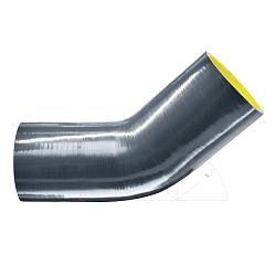 Силиконовый изгиб 76мм 45 градусов shb7645