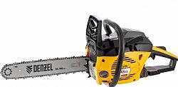 DENZEL 95233 Пила цепная бензиновая DGS-5218, шина 45 см, 3,5 л.с., шаг 0,325, паз 1,5 мм, 72 зв. 95233