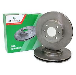 Диск тормозной Hyundai Accent (05-)/i20 (08-)/Kia Rio (05-)  AVTOREAL AV0017