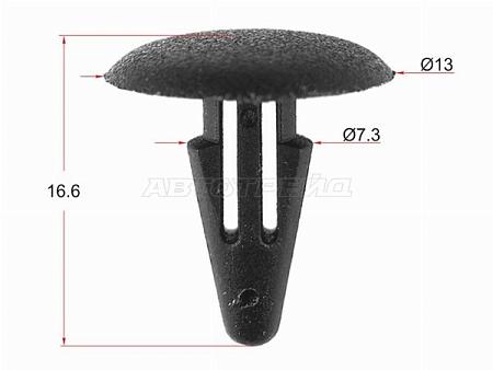 Клипса обшивки NISSAN/TOYOTA/LEXUS/MITSUBISHI (1 шт.)