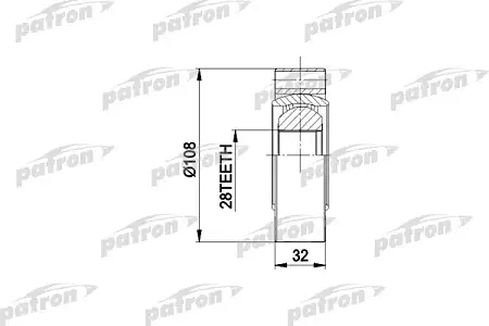 ШРУС PCV3016