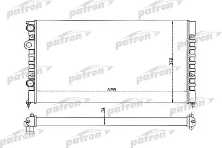PRS3370 Радиатор системы охлаждения