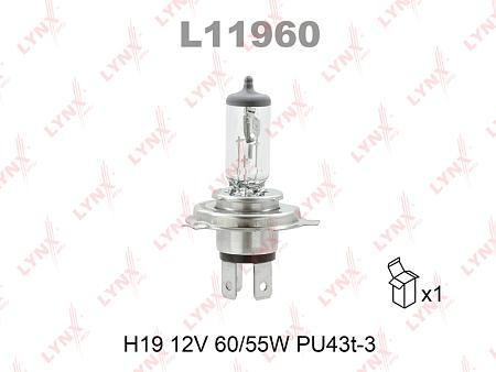 Лампа H19 12V 60/55W PU43t-3 L11960