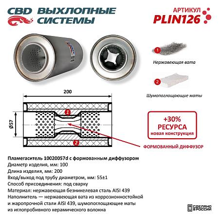 Пламегаситель PLIN126