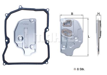 Фильтр АКПП VAG 08- с прокладкой HX150KIT
