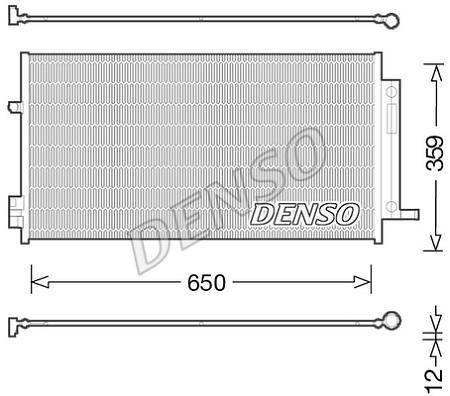 Конденсор JEEP RENEGADE dcn06016