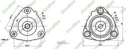 Опора амортизатора переднего Ford Mondeo 1.8-3.02.0TDi2.0TDCi 00> M61132
