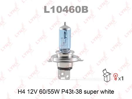 Лампа H4 12V 60/55W P43T-38 SUPER WHITE L10460B