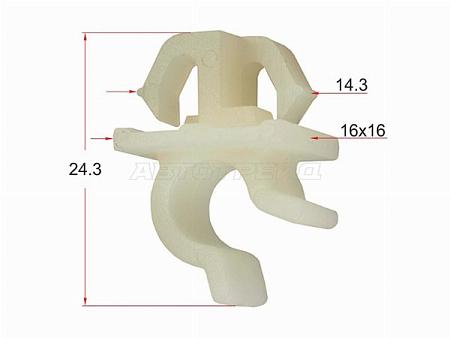 Клипса упора капота TOYOTA/LEXUS (1 шт.)