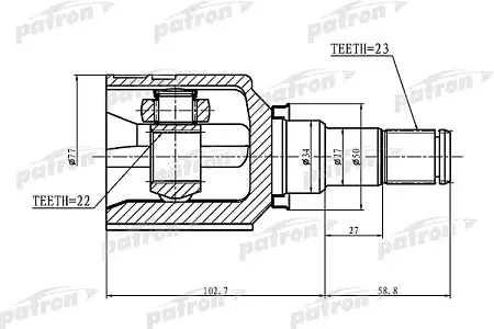 ШРУС PCV1439