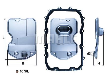 Фильтр АКПП AUDI Q7/VW TOUAREG с прокладкой HX160KIT