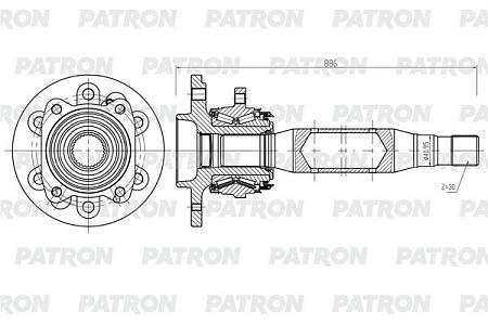 PDS0565 Полуось