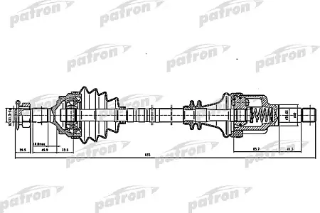 PDS0058 Полуось