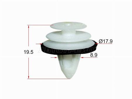 Клипса крепежная SAT ST-KJ-083 (1 шт.)