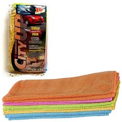 City Up CA-120 Салфетка микрофибра CITY CLEANUP универсальная 30x30 см набор (10шт) CA-120