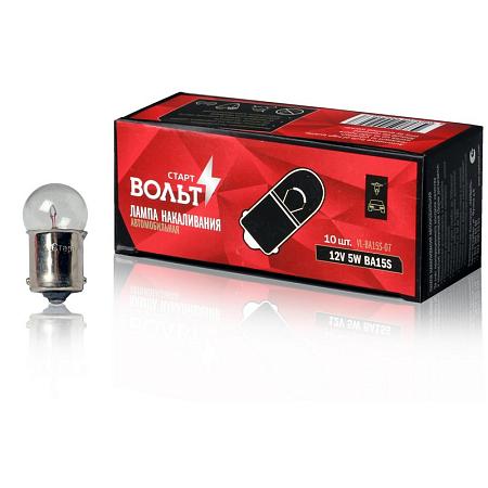 STARTVOLT VL-BA15S-07 Лампа накаливания 12V 5W BA15S