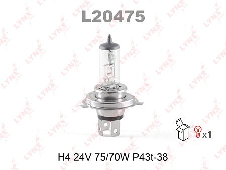 Лампа H4 24V 75/70W P43T-38 L20475