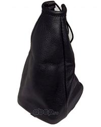 AutoBra 2181-Ч Чехол ручки КПП ВАЗ 1117-19 Калина натуральная кожа черный 2181-Ч