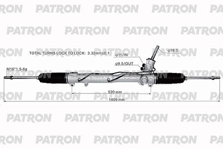 PSG3135 Рейка рулевая
