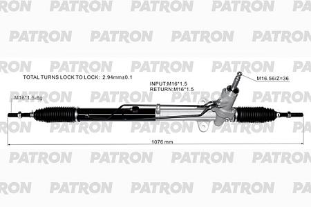 PSG3132 Рейка рулевая