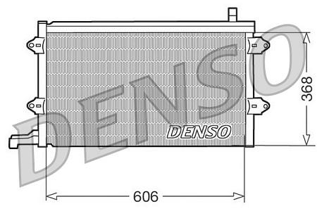 Конденсор конд. VW GOLF III dcn32003