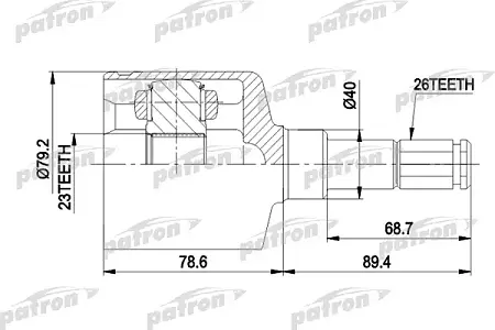 ШРУС PCV4014