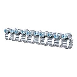 Хомут червячный 10-16 мм нержавеющая сталь (10 шт) 1016w2-10