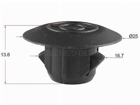 Клипса TOYOTA/LEXUS (1 шт.)