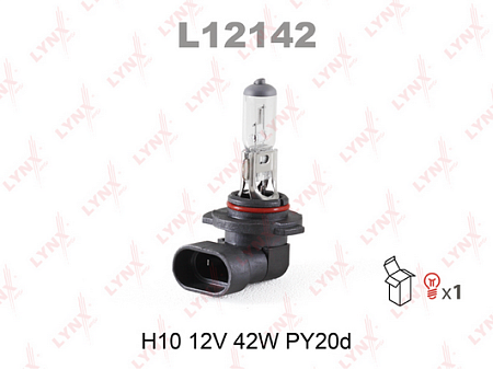 Лампа H10 12V 42W PY20D YELLOW L12142Y