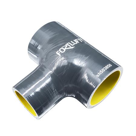 Силиконовый Т-патрубок 50-38-50мм sh503850