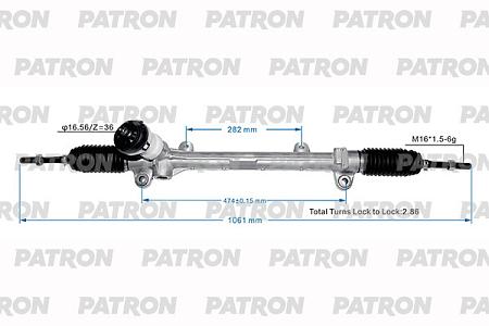 PSG1044 Рейка рулевая